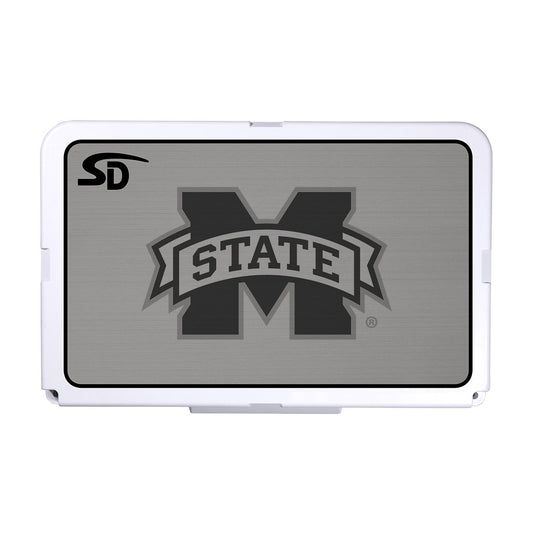 Seadek Collegiate Cooler Pad - RTIC 52 - Storm Gray / Black, Mississippi State University - 57691-80066