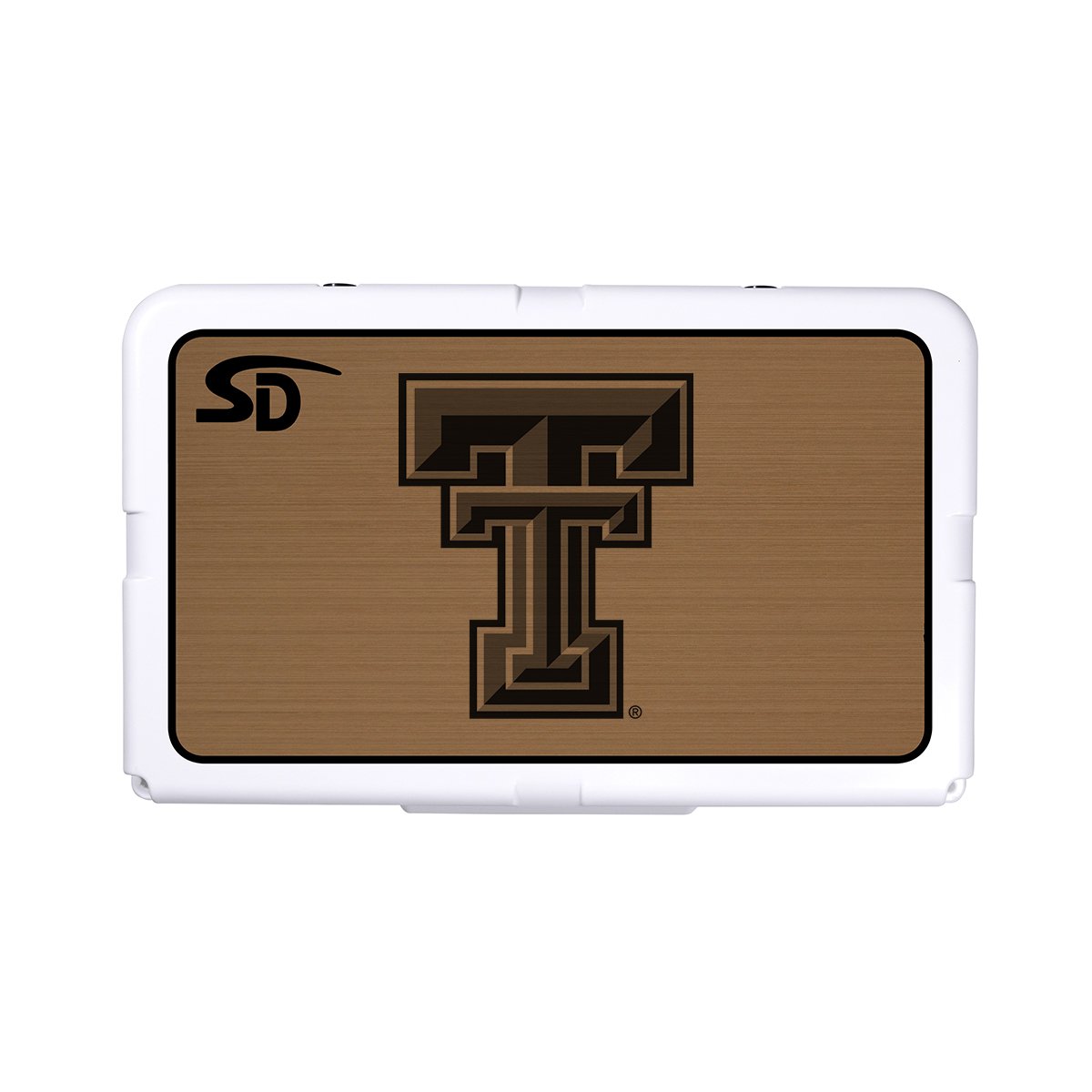 Seadek Collegiate Cooler Pad - RTIC 45 - Mocha / Black, Texas Tech University - 57708-80093