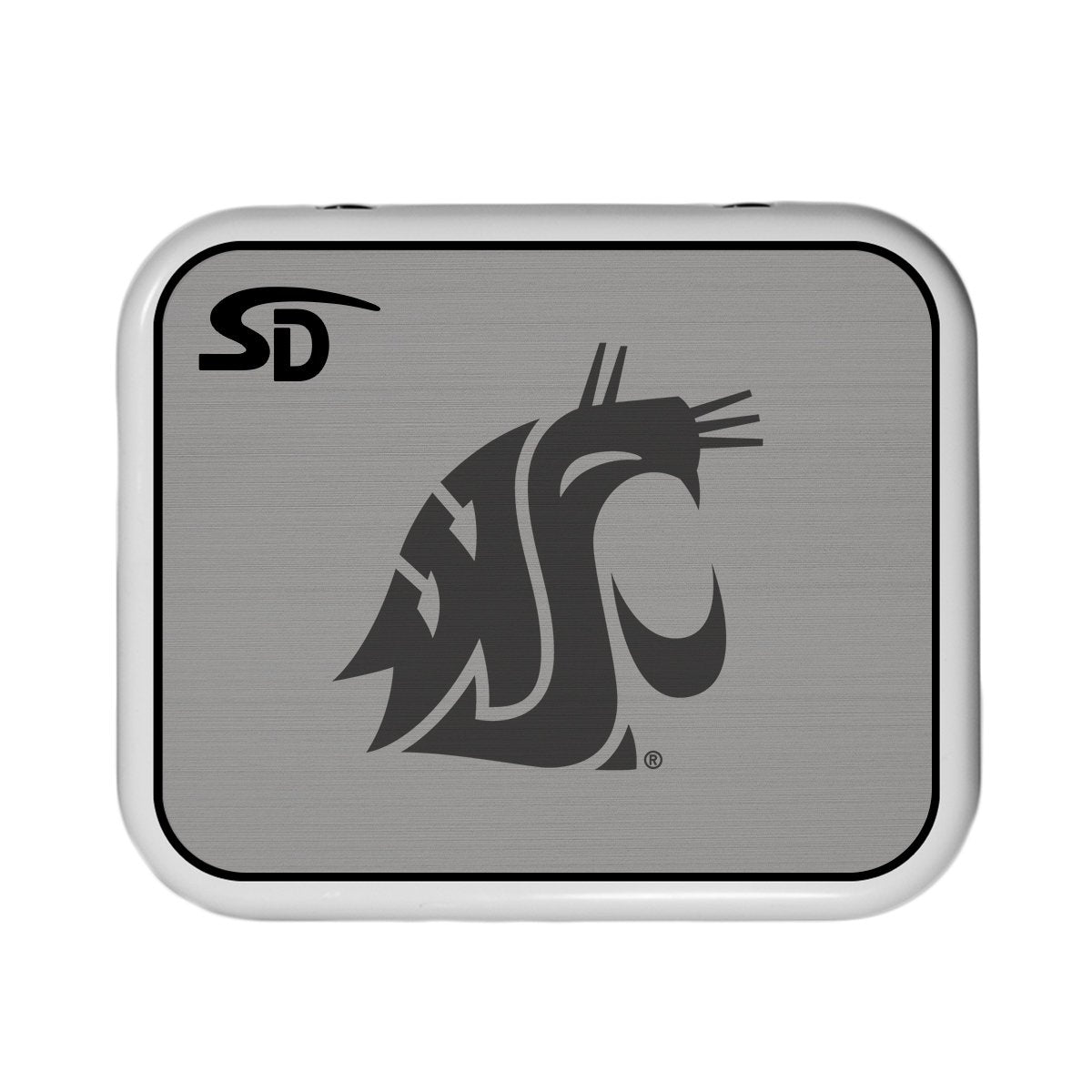 Seadek Collegiate Cooler Pad - YETI Roadie 24 - Storm Gray / Black, Washington State University - 58790-80066