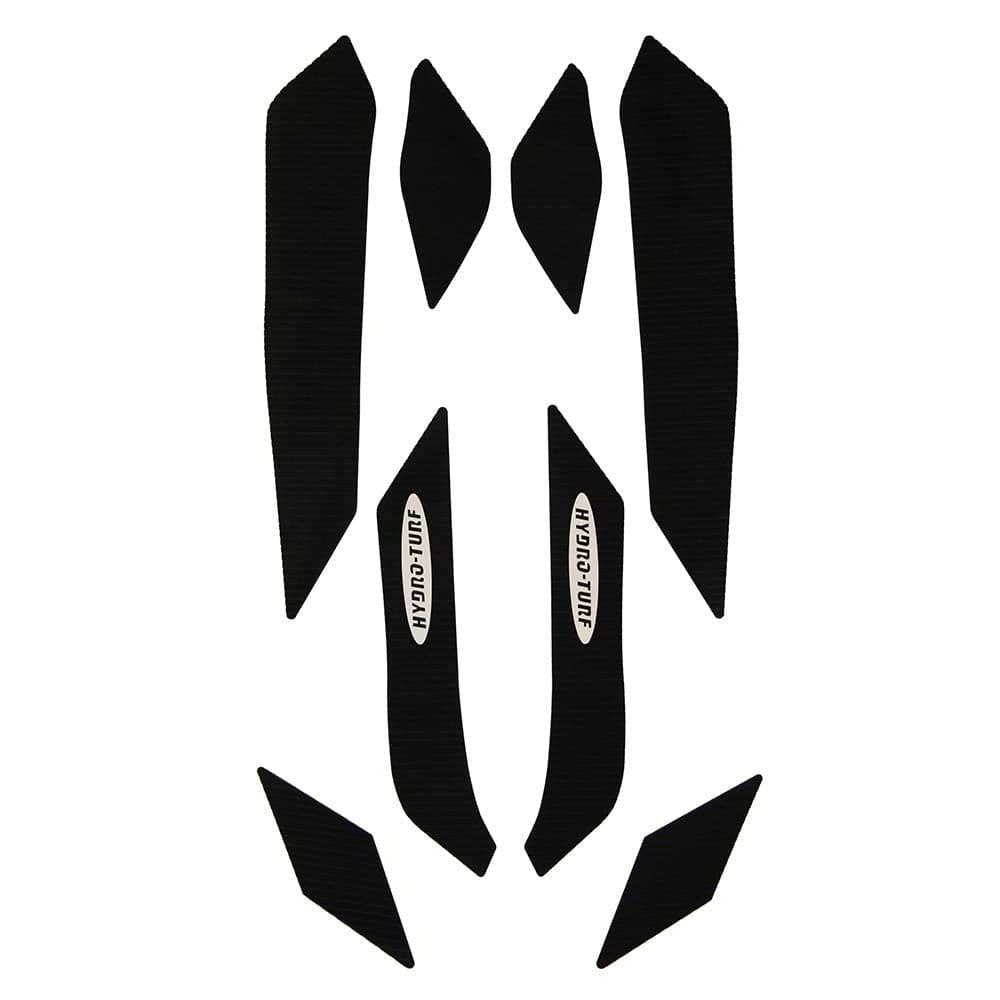 HT81 Hydro-turf mats SEA-DOO SPARK 2 SEATER 14-2022 BLACK CUT GROOVE W/ 3M