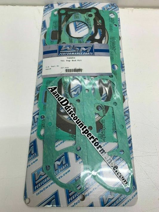 WSM PWC Top End Gasket Kit For Yamaha 701 W/ 62T Engine Case 007-609