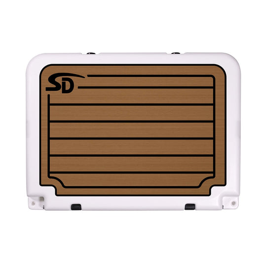 Seadek Orca 26 Teak Cooler Pad - Mocha / Black - 56141-80093