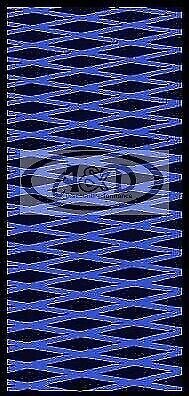 Hydro-turf Sheet 37 X 58 Universal SHT40CD-2T 2 tone BLACK ON BLUE DIAMOND