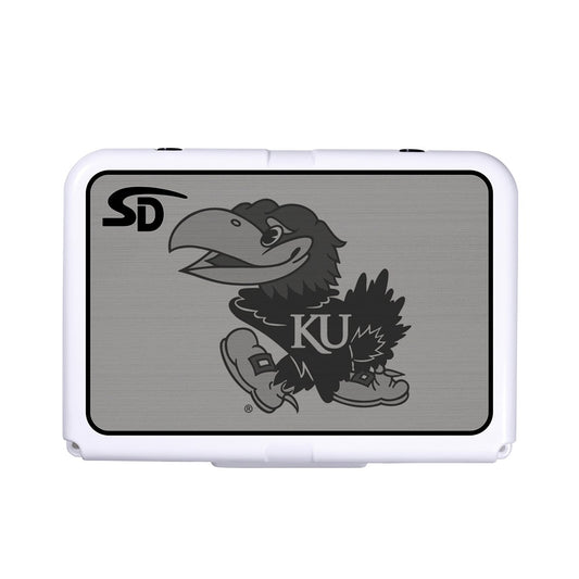 Seadek Collegiate Cooler Pad - RTIC 20 - Storm Gray / Black, University of Kansas - 58851-80066