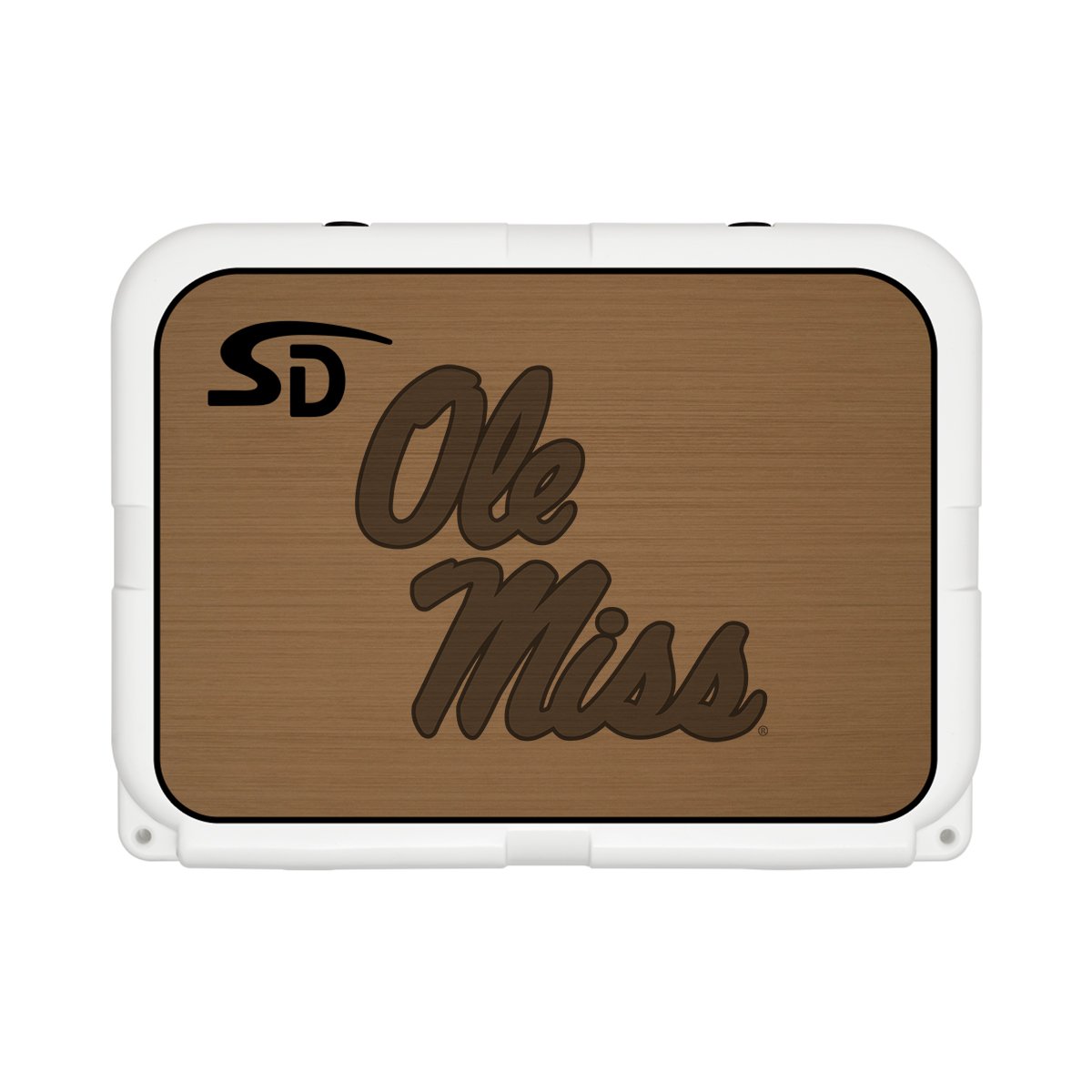 Seadek Collegiate Cooler Pad - YETI Tundra 35 - Mocha / Black, University of Mississippi - 57518-80093