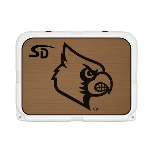 Seadek Collegiate Cooler Pad - YETI Tundra 35 - Mocha / Black, University of Louisville - 58802-80093