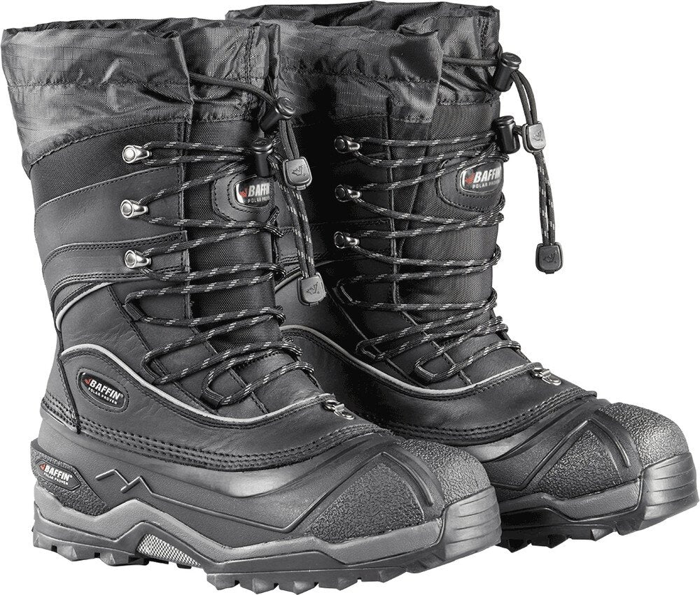 BAFFIN SNOW MONSTER BOOTS BLACK SIZE 9 (11-9709)