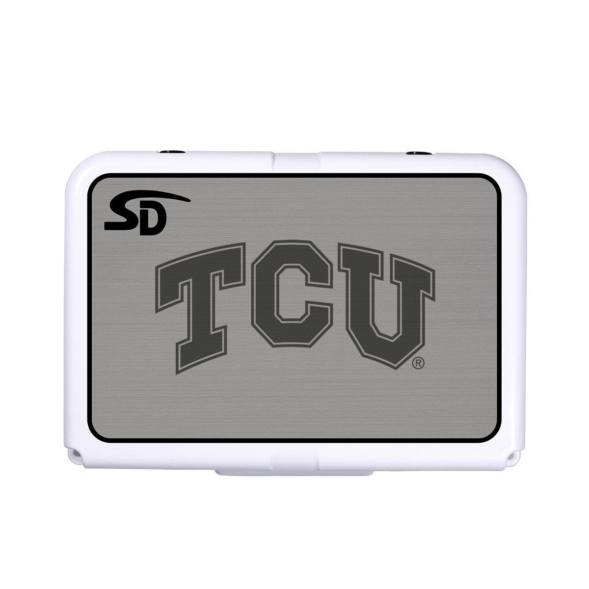 Seadek Collegiate Cooler Pad - RTIC 20 - Storm Gray / Black, Texas Christian University - 57701-80066