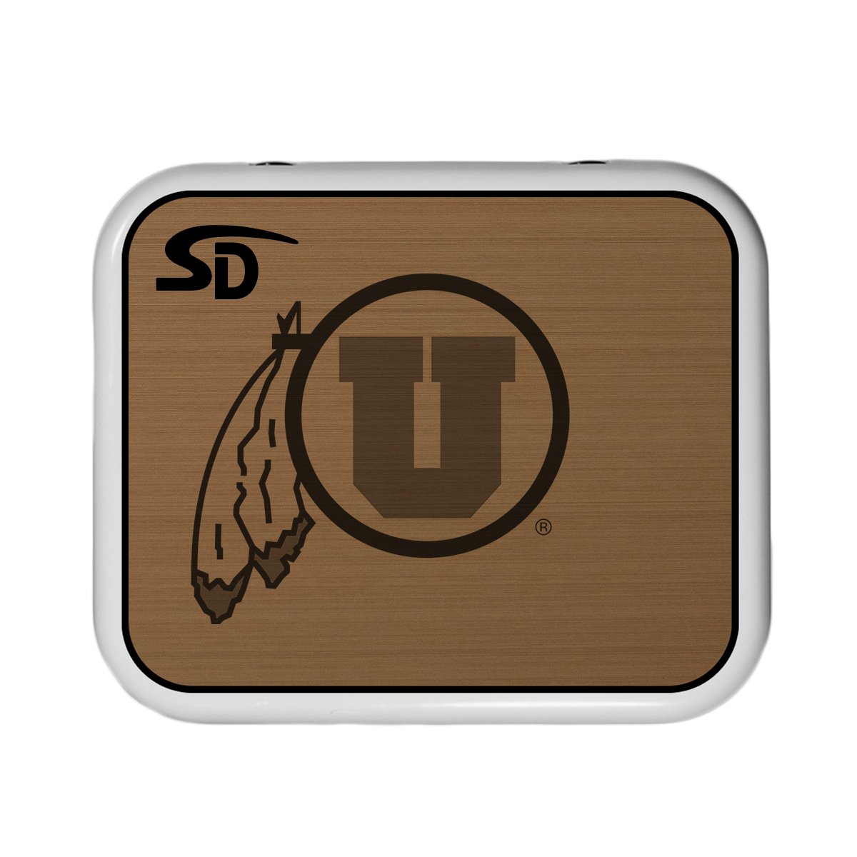 Seadek Collegiate Cooler Pad - YETI Roadie 24 - Mocha / Black, University of Utah - 57543-80093