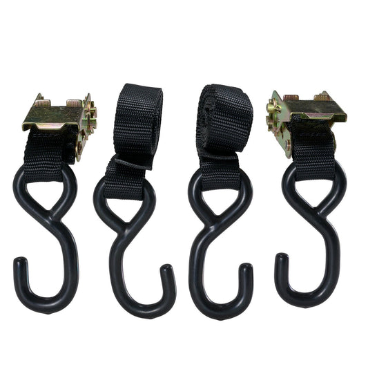 Strap 1" x 6' Pair Ratchet Tie Down