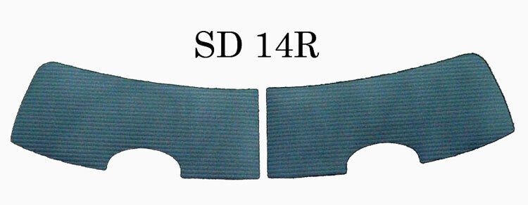 Hydro-Turf Rear Boarding  Mats   Sea-Doo 02-09 Utopia 205 SD14R Black Goove 3M
