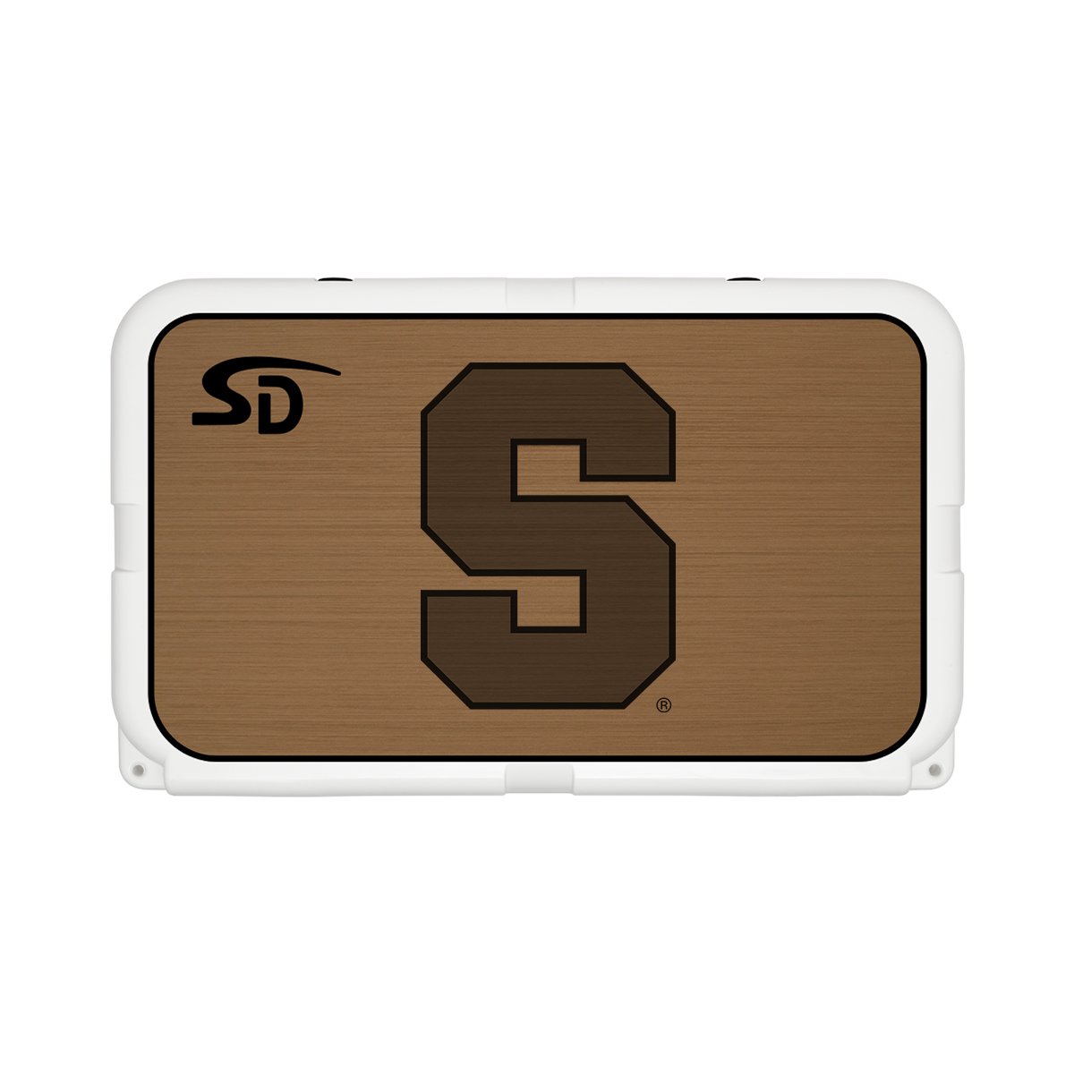 Seadek Collegiate Cooler Pad - YETI Tundra 45 - Mocha / Black, University of Syracuse - 58831-80093