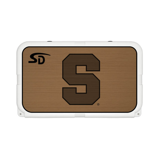 Seadek Collegiate Cooler Pad - YETI Tundra 45 - Mocha / Black, University of Syracuse - 58831-80093