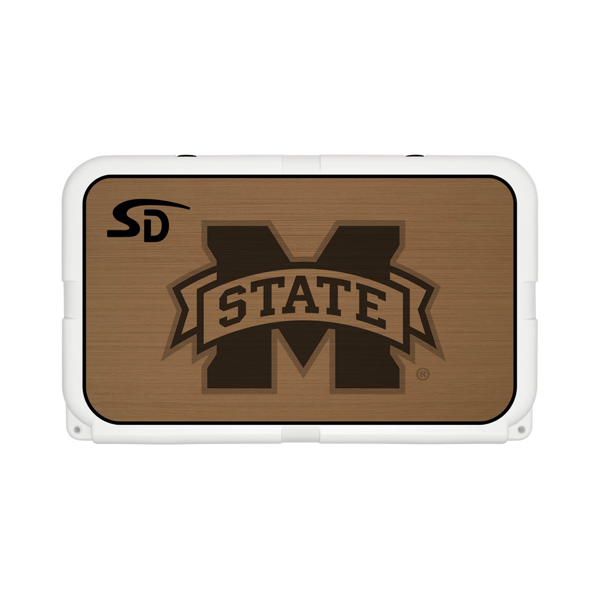 Seadek Collegiate Cooler Pad - YETI Tundra 45 - Mocha / Black, Mississippi State University - 57522-80093