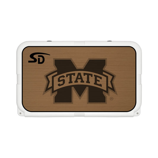 Seadek Collegiate Cooler Pad - YETI Tundra 45 - Mocha / Black, Mississippi State University - 57522-80093