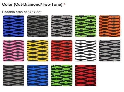 Hydroturf Sheet 40x49 PWC/BOATING UNIVERSAL 2 TONE COLORS ANY DESIGN SHT40