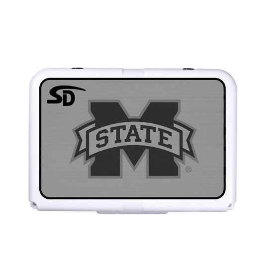 Seadek Collegiate Cooler Pad - RTIC 20 - Storm Gray / Black, Mississippi State University - 57689-80066