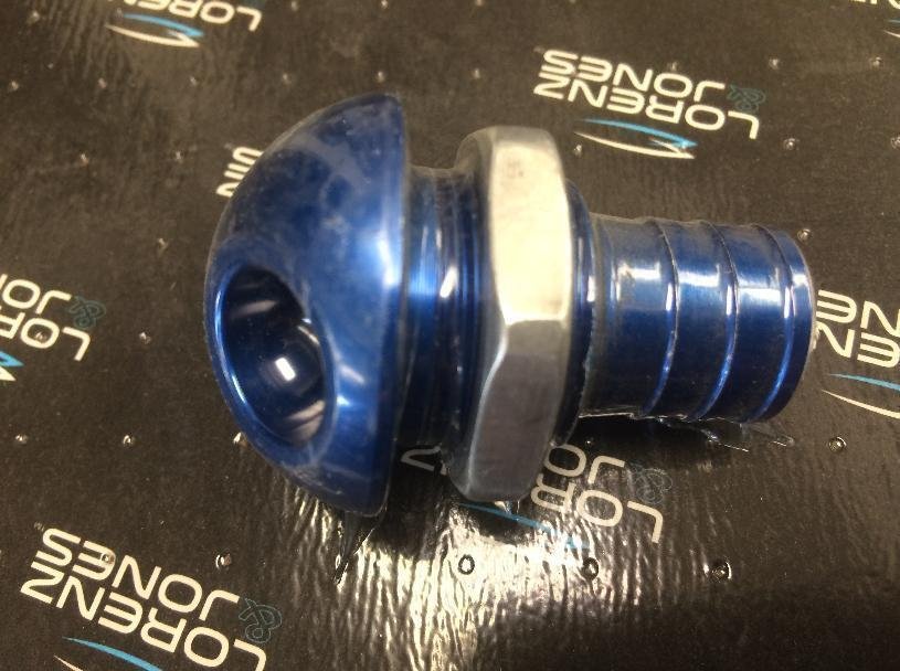INSTOCK Water Diverter 45 Degree fitting Blue # 6951519