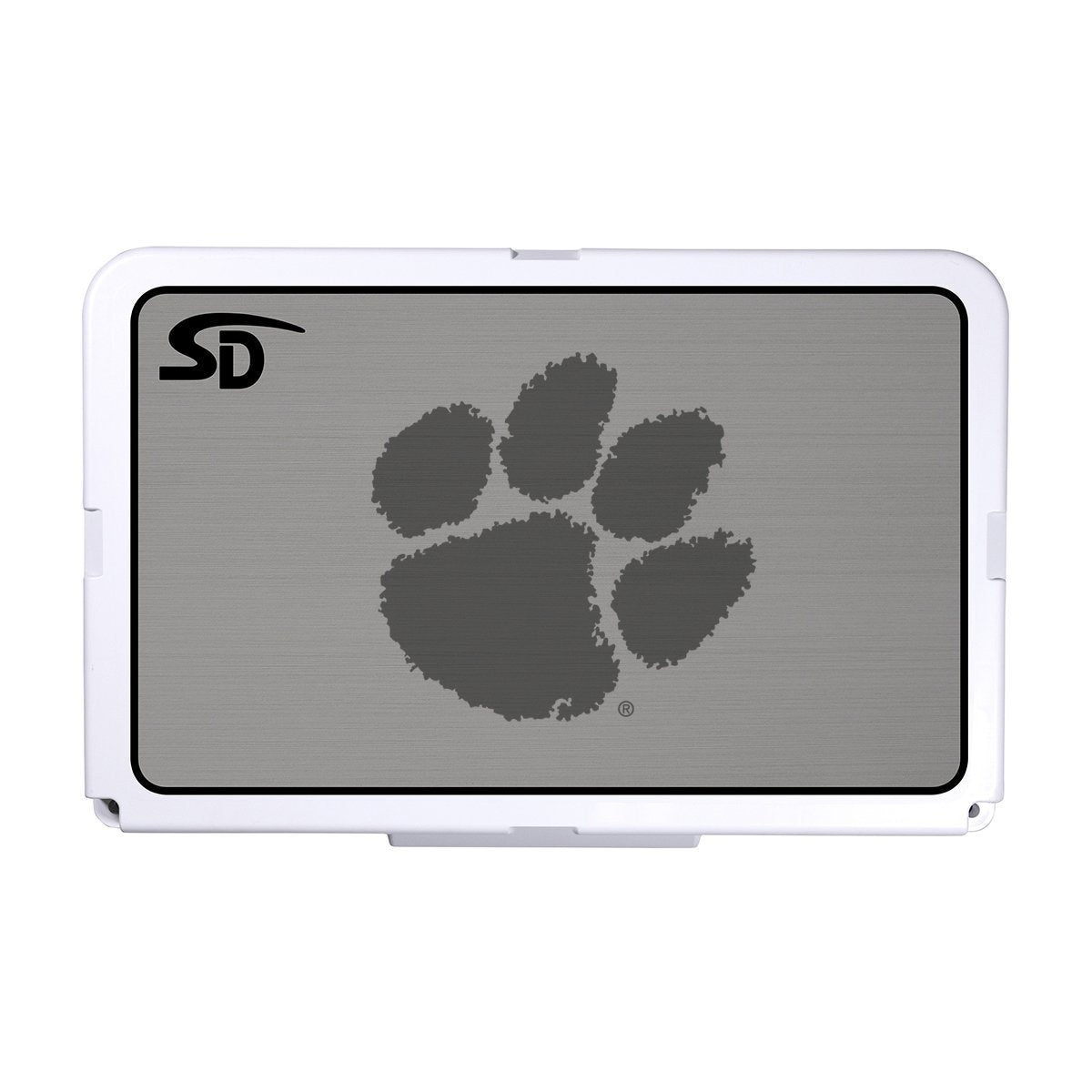 Seadek Collegiate Cooler Pad - RTIC 52 - Storm Gray / Black, Clemson - 57663-80066