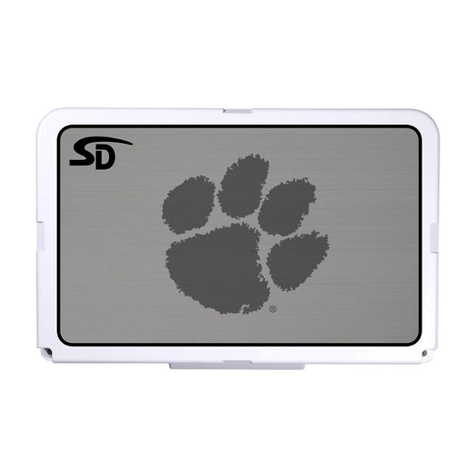 Seadek Collegiate Cooler Pad - RTIC 52 - Storm Gray / Black, Clemson - 57663-80066