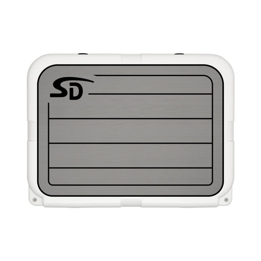 Seadek YETI Tundra 35 Teak Cooler Pad - Storm Gray / Black - 53639-80066