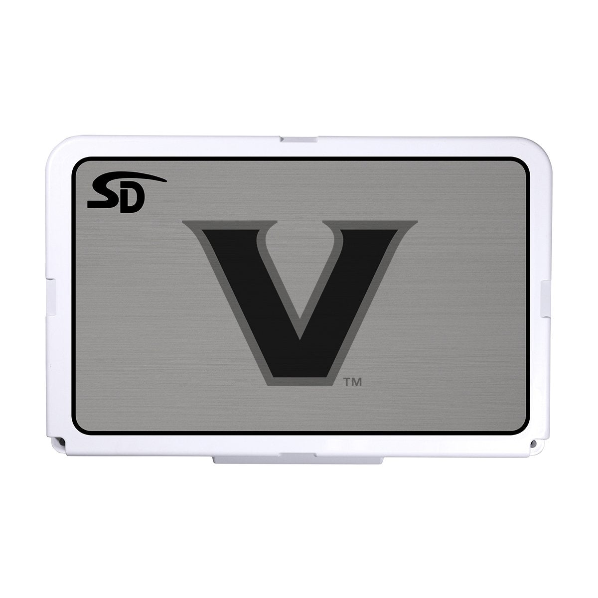Seadek Collegiate Cooler Pad - RTIC 52 - Storm Gray / Black, Vanderbilt University - 57715-80066