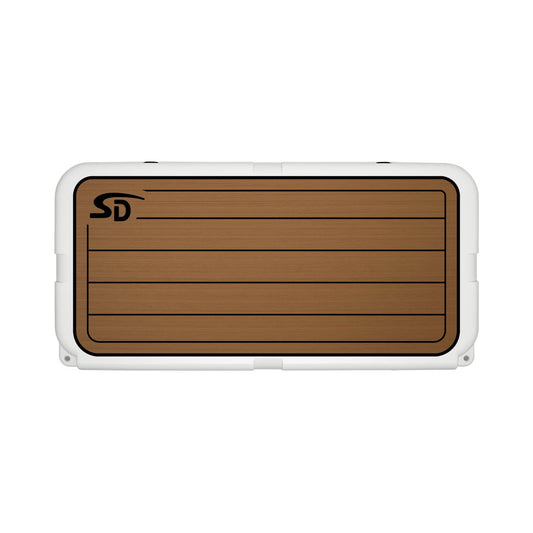 Seadek YETI Tundra 75 Teak Cooler Pad - Mocha / Black - 55830-80093