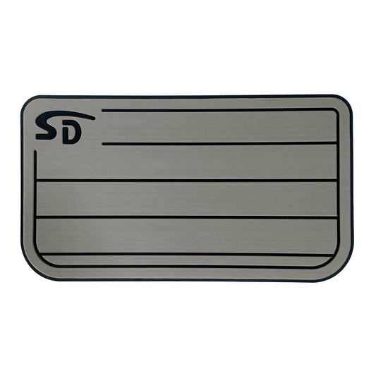 Seadek Engel 35 Teak Cooler Pad - Storm Gray / Black - 57592-80066