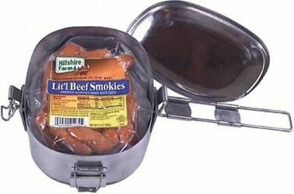 INSTOCK Snowmobile Muff Pot 12-1822 Food Warmer Muffpot cooker exhaust survival