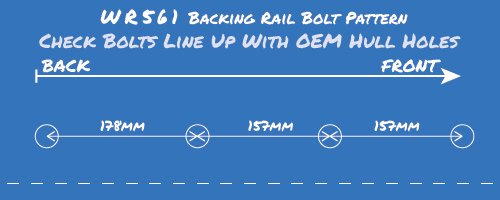 WORX RACING 2018+ Seadoo RXT-X INSERT EDITION SPONSONS WR561-I