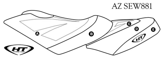 Seat Cover for Sea-Doo GTX (07-09) / GTX Limited (08) (not iS)