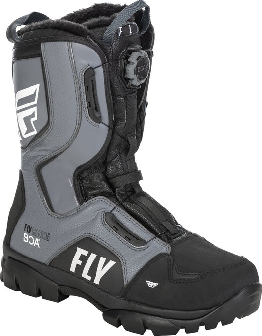 INSTOCK FLY RACING MARKER BOA BOOT BLACK/GREY Size 10 361-96610