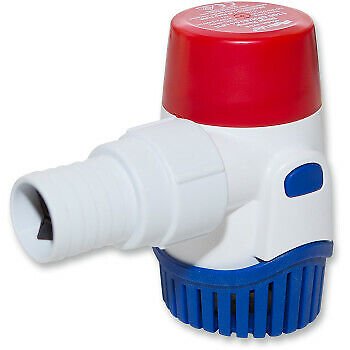 Rule 27DA 1100 GPH bilge pump 12v boat marine pwc w/backflow preventer
