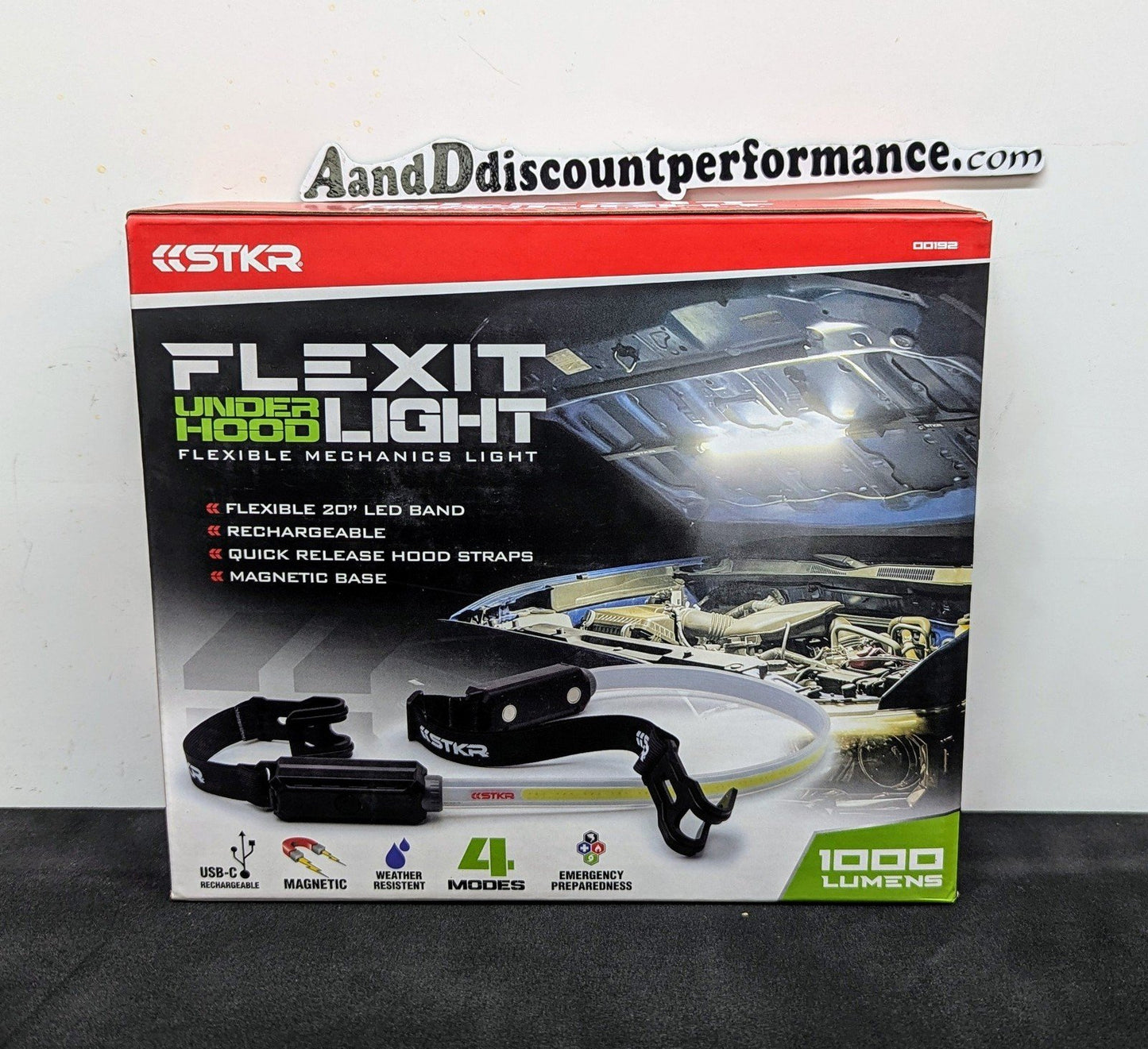 STKR FLEXIT 1,000 LUMENS UNDER HOOD MECHANICS FLEXIBLE WORK LIGHT (00192)