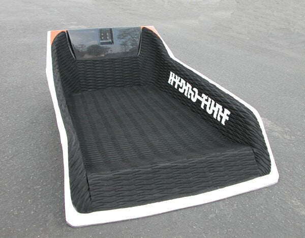Hydro-Turf Mats  Hydrospace S4 With 2" Kick Tail - Ht100 Black Goove W/3M