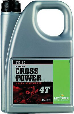 INSTOCK MOTOREX CROSS POWER Fully Synthetic motor oil 4T 5W40 4 LITERS 111510
