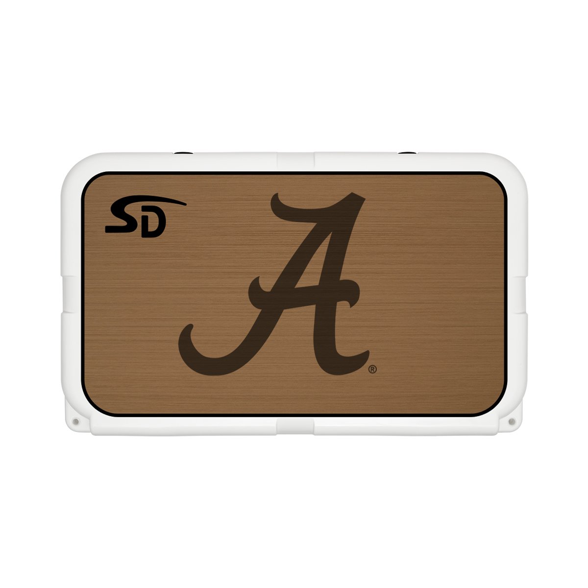 Seadek Collegiate Cooler Pad - YETI Tundra 45 - Mocha / Black, University of Alabama - 57491-80093