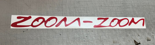 INSTOCK Mazda Zoom Zoom decal Sticker 35-inch windshield banner graphics RED