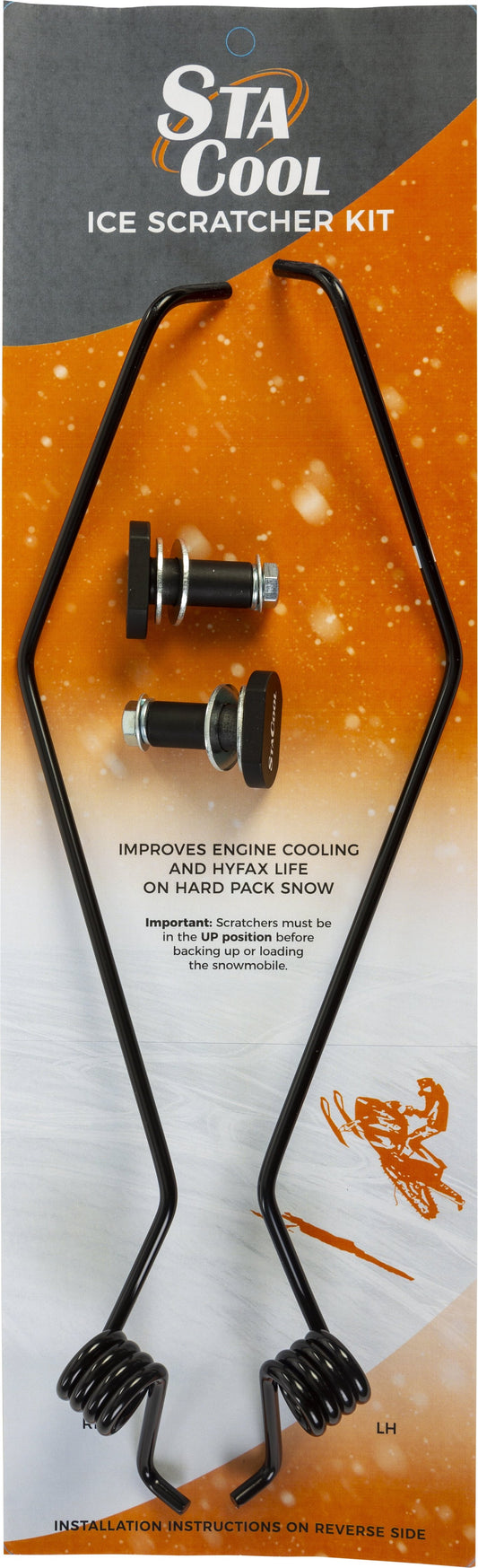 universal Snowmobile STACOOL ICE SCRATCHER KIT Slide savers 15-6395