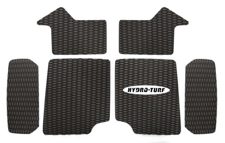 Hydro Turf Mat Kit Kawasaki Sc (Aka Super Chicken) - HTSC BLACK CUT GROOVE W/3M