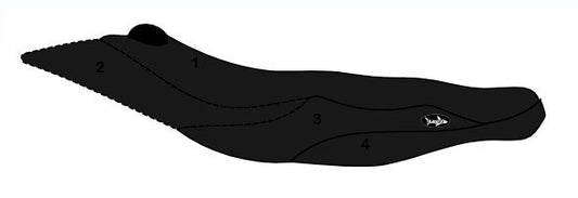 SBT BlackTip Seat Cover for Sea-Doo 2006-2008 GTI 130 & RENTAL/2006-2008 GTI SE - 108BT107