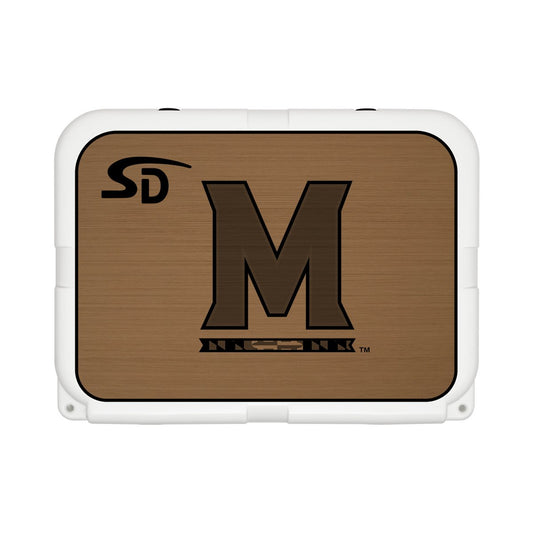 Seadek Collegiate Cooler Pad - YETI Tundra 35 - Mocha / Black, University of Maryland - 58803-80093