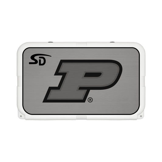 Seadek Collegiate Cooler Pad - YETI Tundra 45 - Storm Gray / Black, Purdue University - 58829-80066