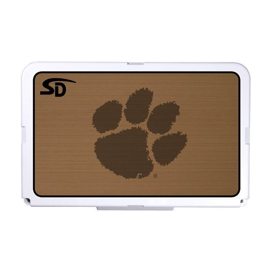 Seadek Collegiate Cooler Pad - RTIC 52 - Mocha / Black, Clemson - 57663-80093