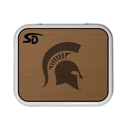 Seadek Collegiate Cooler Pad - YETI Roadie 24 - Mocha / Black, Michigan State University - 57513-80093