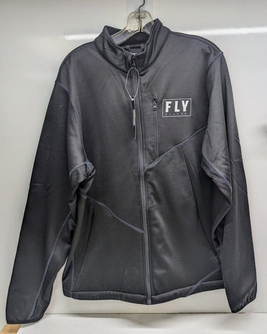 INSTOCK FLY RACING MID-LAYER JACKET BLACK Large 354-6320L