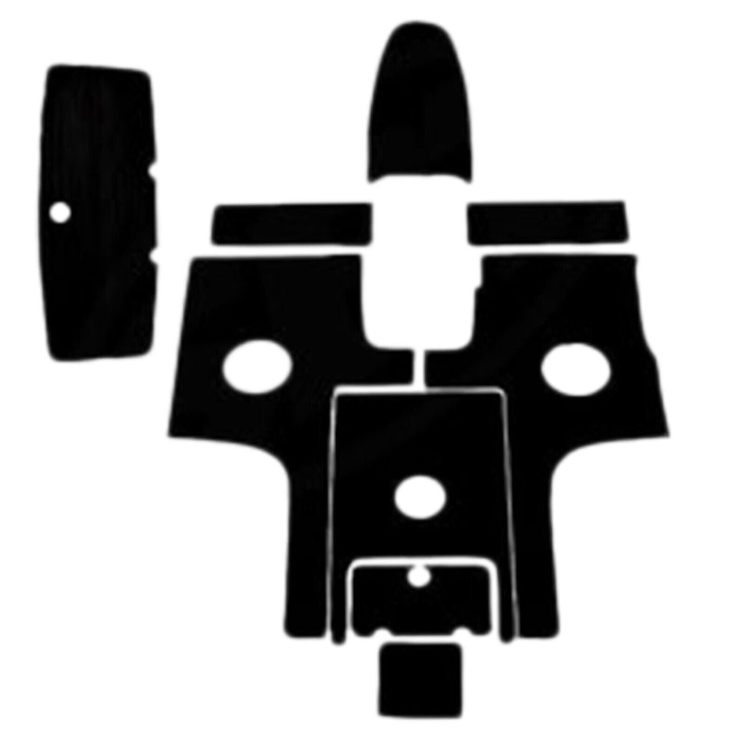 SBT BlackTip Interior Mat Kit BLACK Yamaha 230/AR230/AR30 CA/SX230/SX230 CA - 130BT911Int