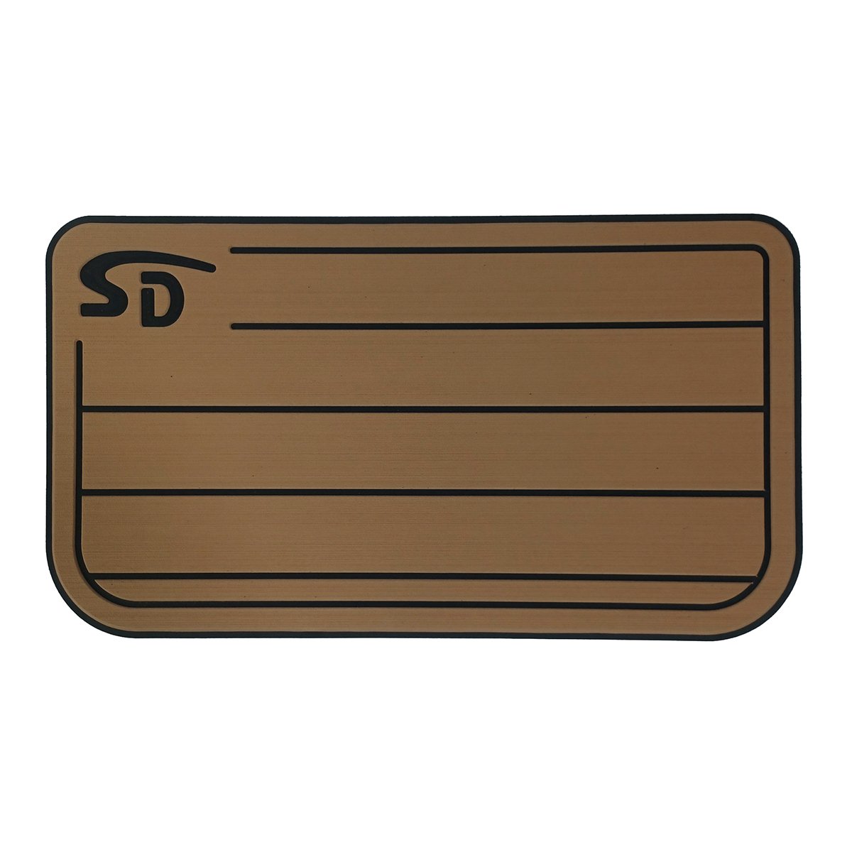 Seadek Engel 35 Teak Cooler Pad - Mocha / Black - 57592-80093