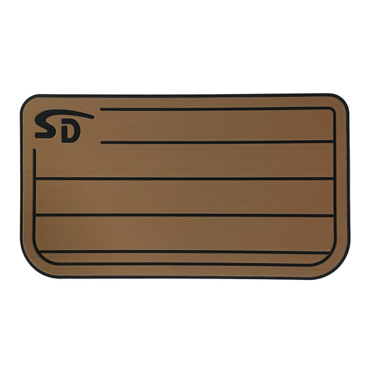 Seadek Engel 35 Teak Cooler Pad - Mocha / Black - 57592-80093