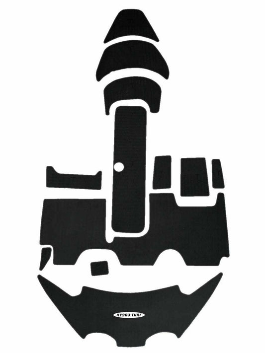 Sea-doo sportster 4-tec hydro-turf jet boat mats sd15 BLACK ON GRAY DIAMOND